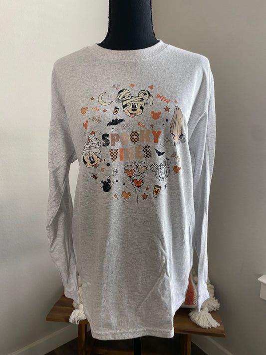 Spooky Mouse and friends (Imperfect)  Long Sleeve Tshirt
