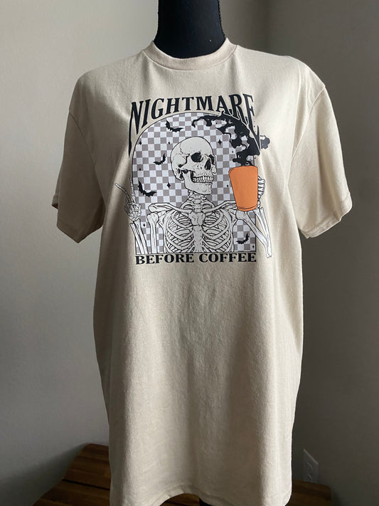 Nightmare Before Coffee Tshirt