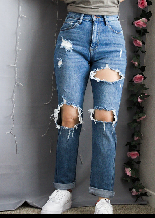 Redd Distressed Boyfriend Jeans