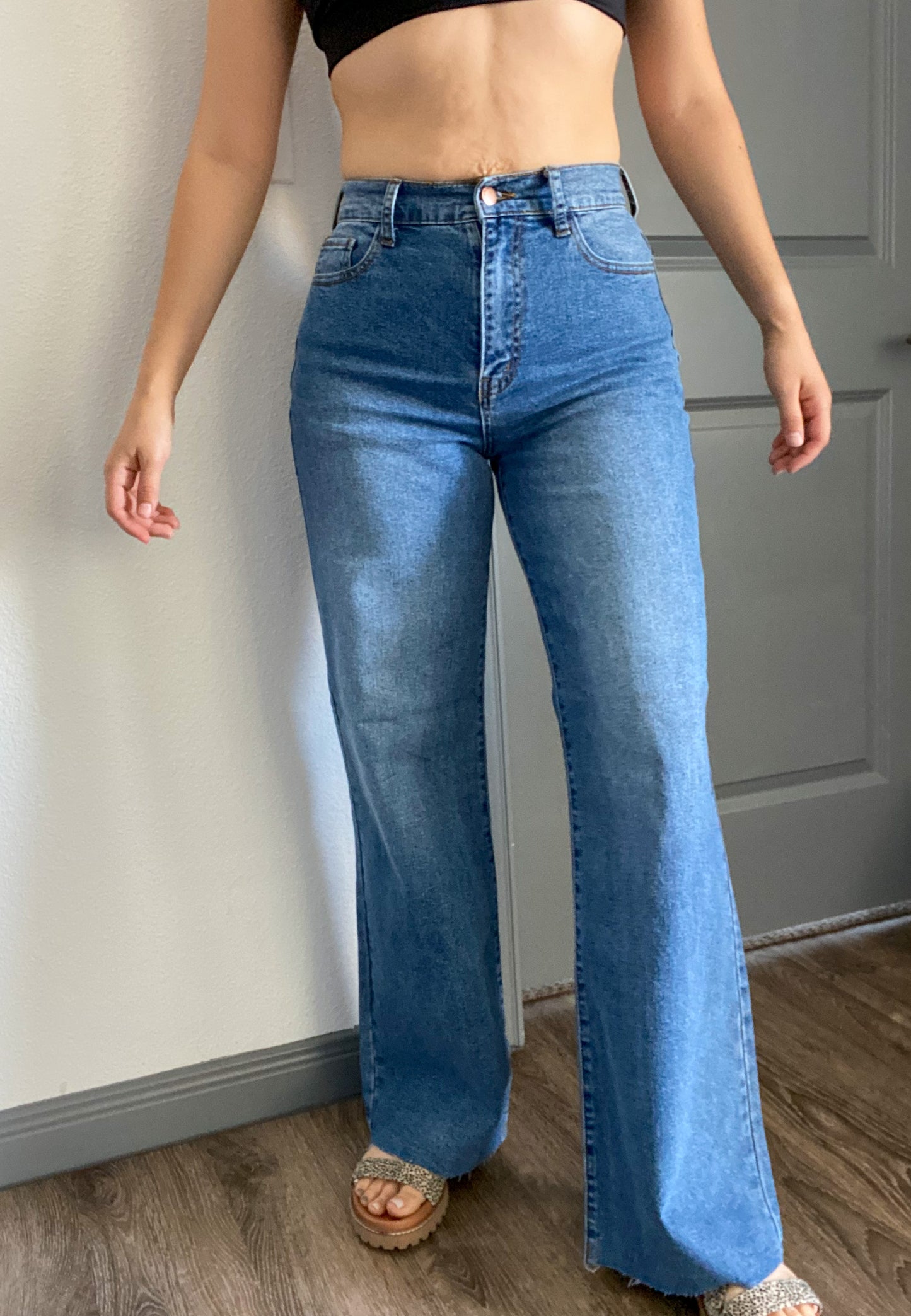 Jeans de pernera ancha Donna (pedido anticipado)